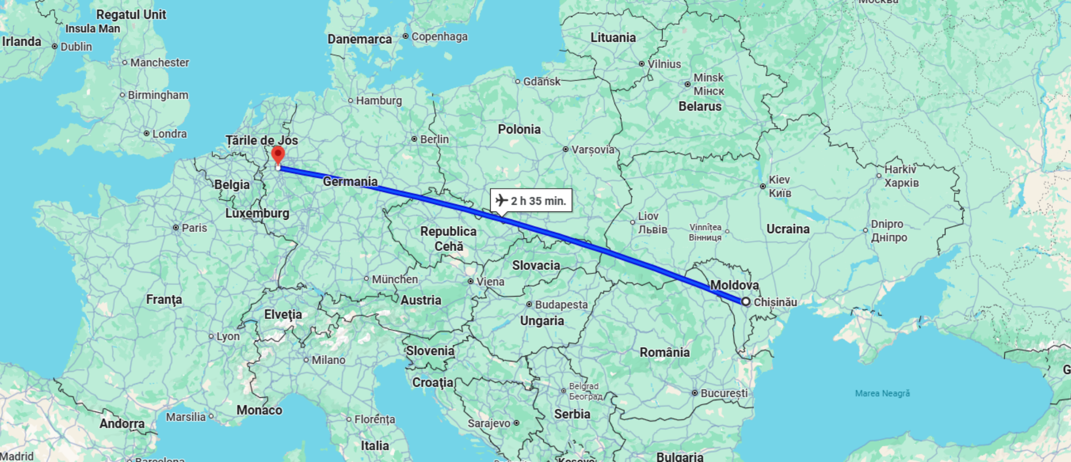 bilete avia chisinau Düsseldorf  voiaj.md